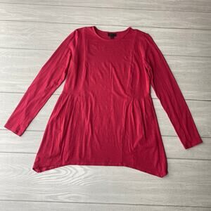 J. Jill Wearever Women's Pink Long Sleeve Stretchy Blouse Size XS X-Small